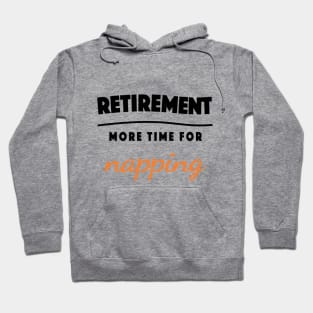 Retirement Gift Retired Elderly Party Napping Hoodie